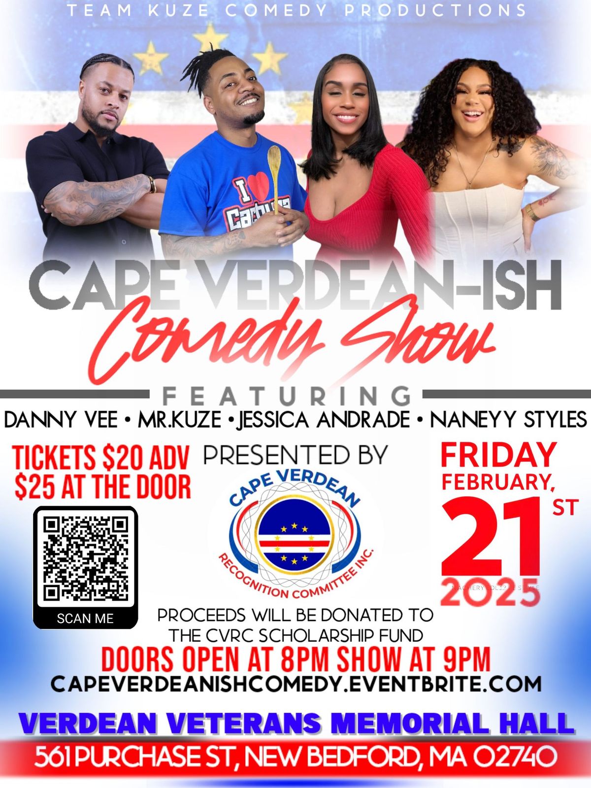 Cape Verdean-ish Comedy Show Presented By CVRC 