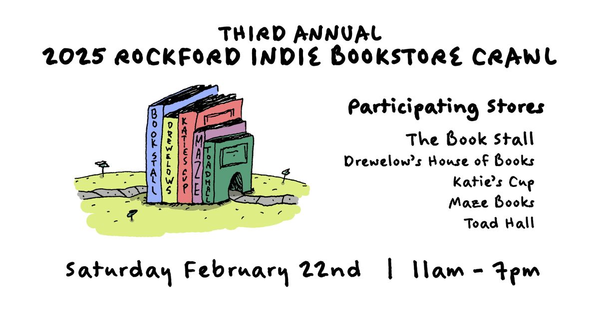 3rd Annual Rockford Indie Bookstore Crawl 