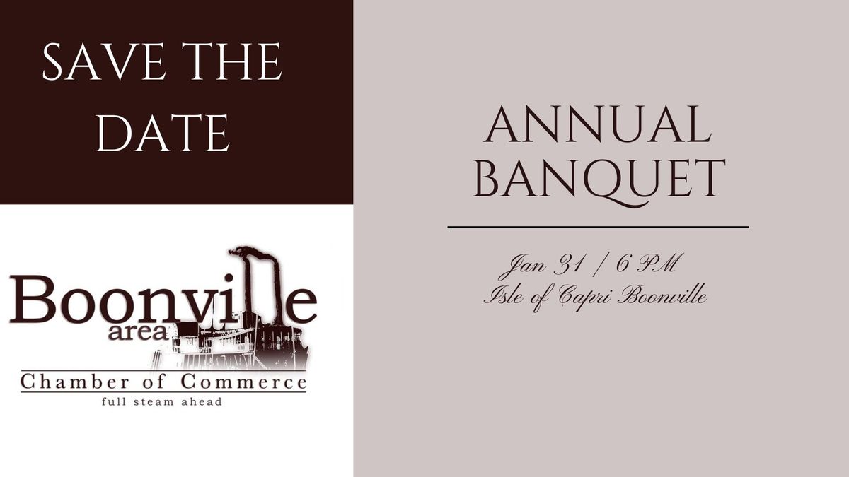 2025 Boonville Area Chamber of Commerce Annual Banquet