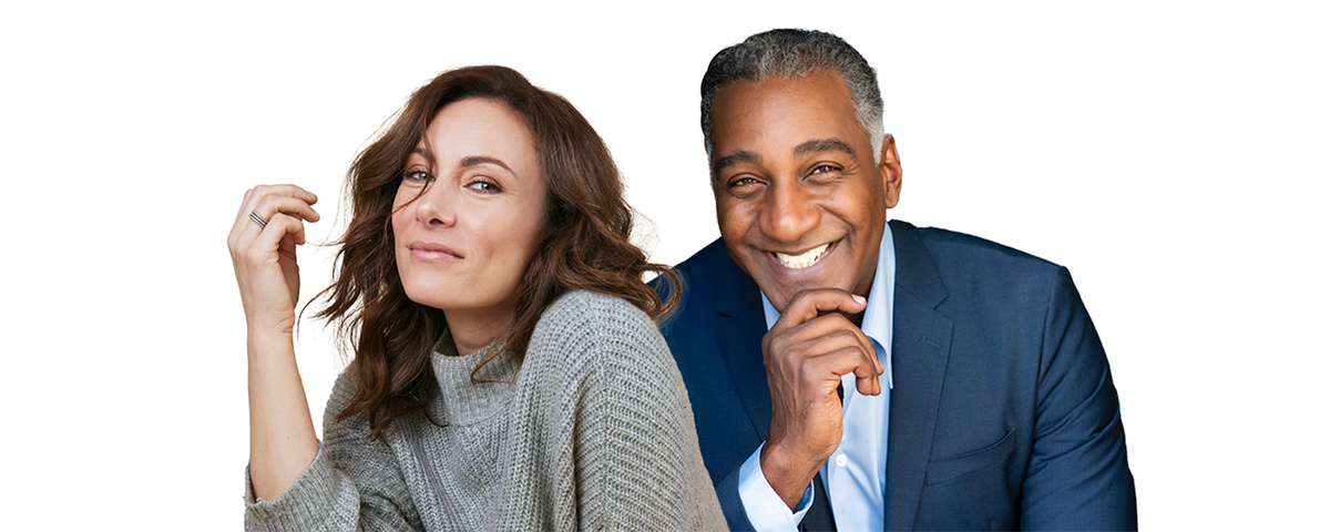 Laura Benanti and Norm Lewis at Highlands Church