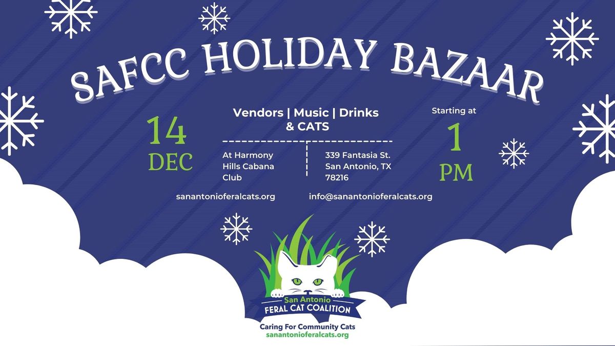 2024 San Antonio Feral Cat Coalition Annual Holiday Bazaar