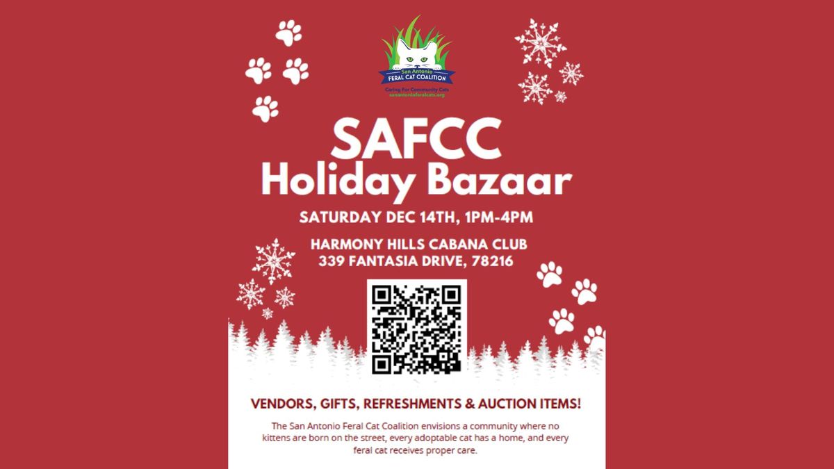 2024 San Antonio Feral Cat Coalition Annual Holiday Bazaar