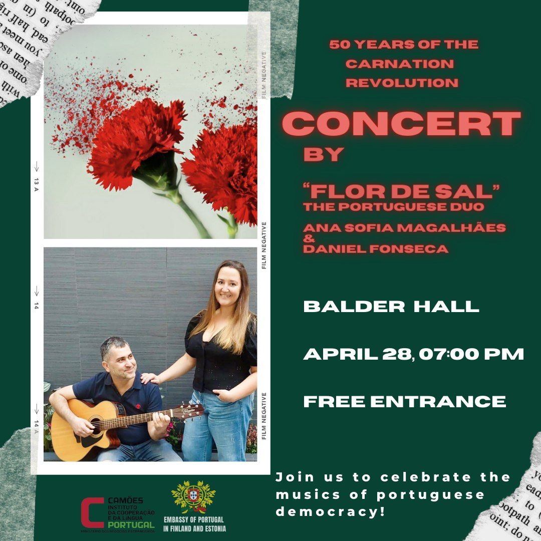 Concert by \u201cFlor de sal\u201d to celebrate the 50th anniversary of the Carnation Revolution