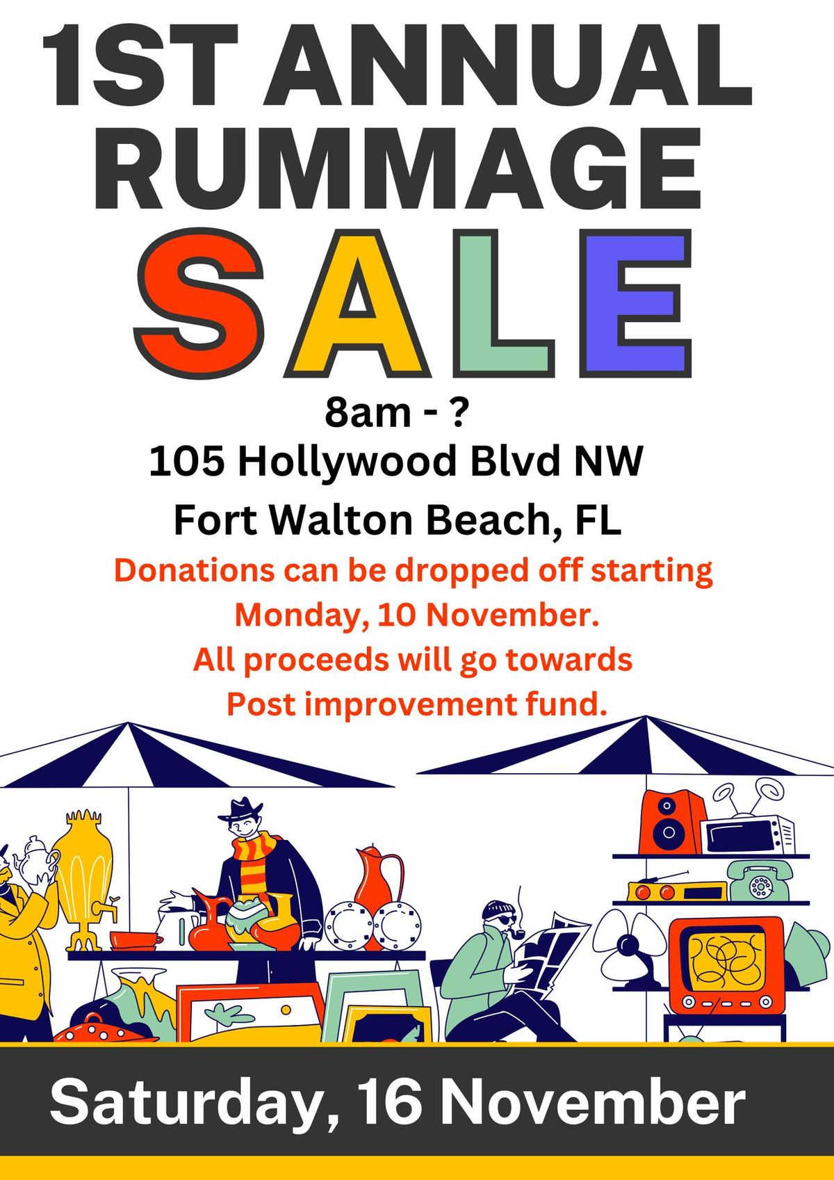 1st Annual Rummage Sale