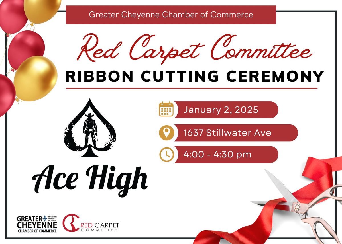 Red Carpet Ribbon Cutting: Ace High Social Club