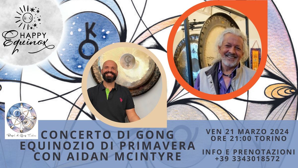 Concerto di Gong per l'Equinozio di Primavera con Aidan McIntyre