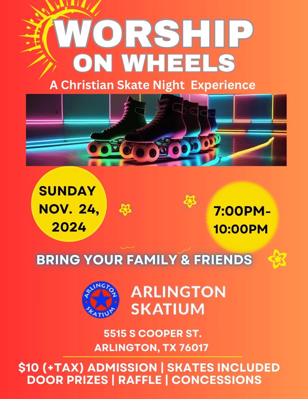 Worship on Wheels: A Christian Skate Night Experience