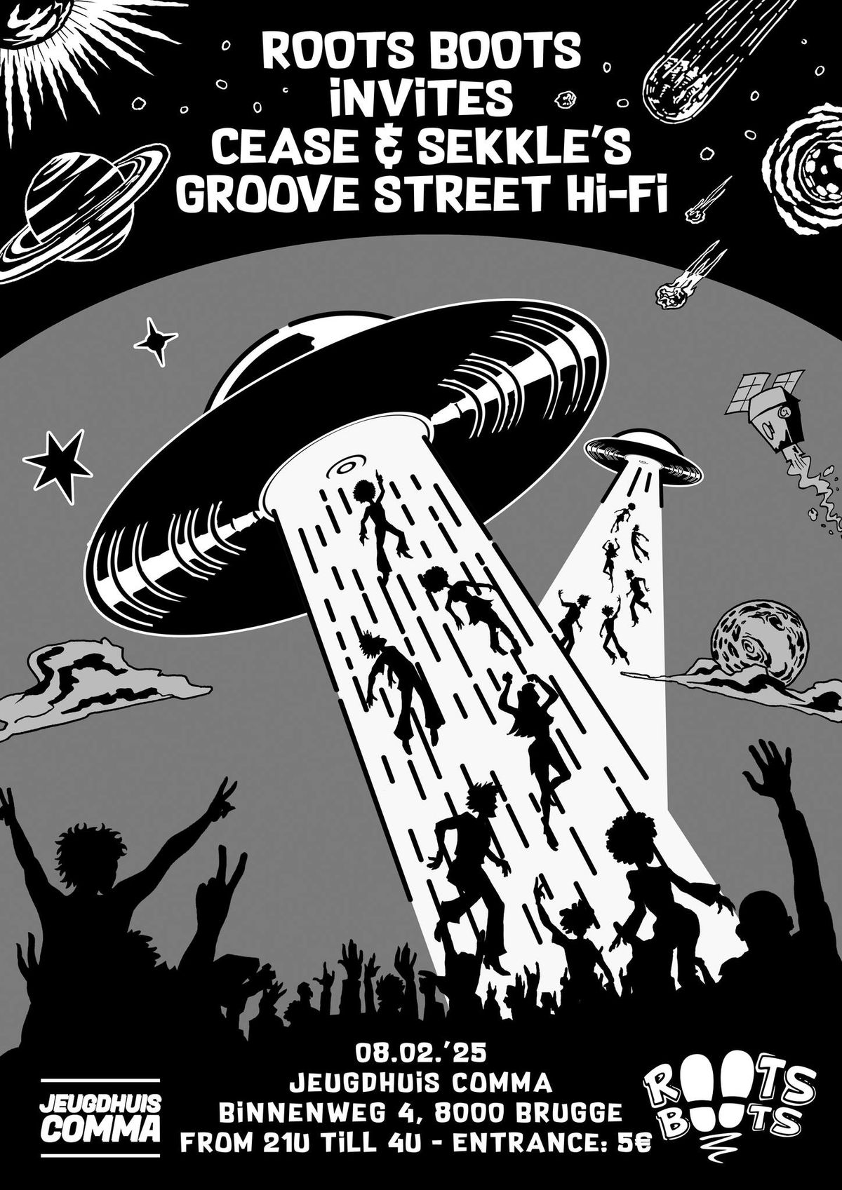 Roots Boots Soundsystem invites Cease & Sekkle\u2019s Groove Street Hi-Fi