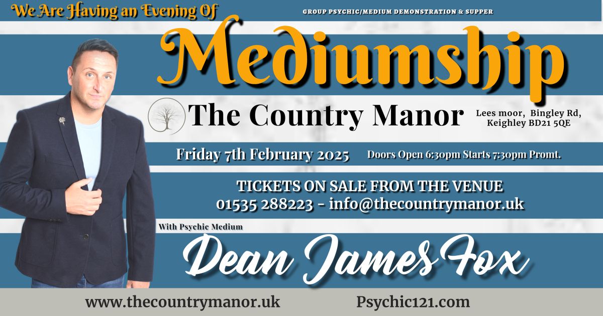 Mediumship Night with Dean James Fox 