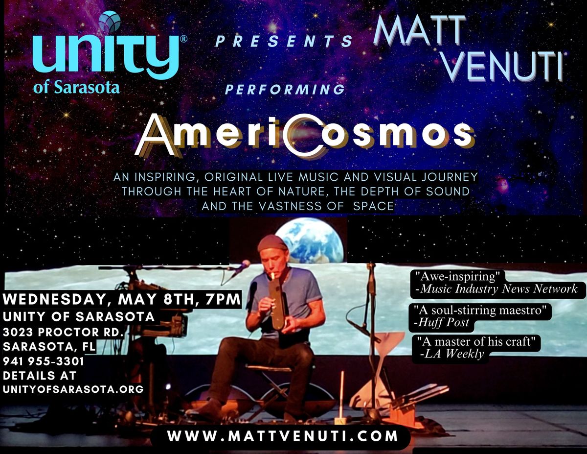 Matt Venuti In Sarasota Performing AmeriCosmos 