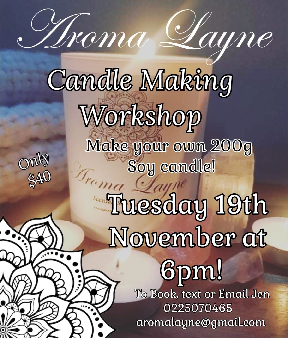 NOVEMBER Candle Making Workshop