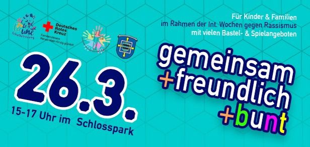 gemeinsam + freundlich + bunt