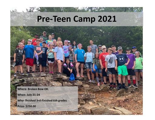 Preteen Camp 2021