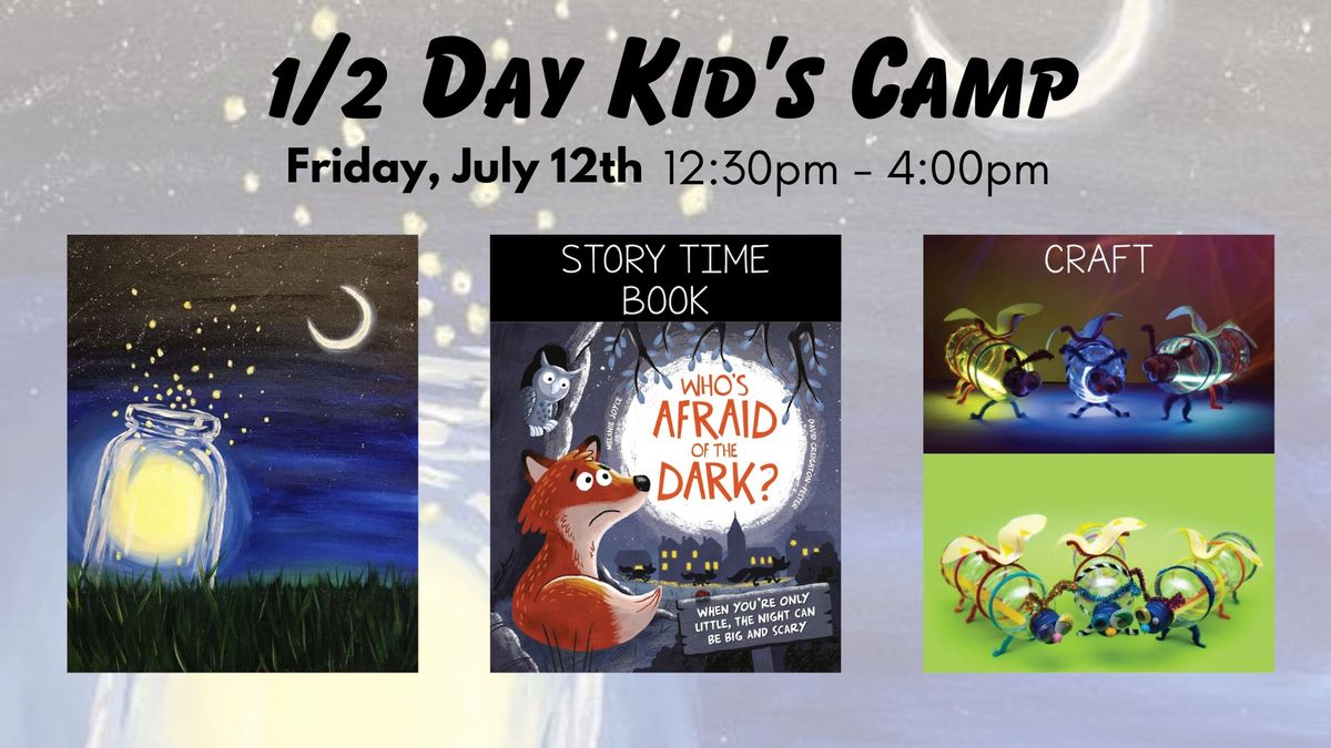 Lit Summer Nights - Blacklight 1\/2 Day Kid's Camp!