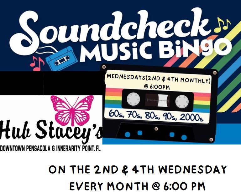 Soundcheck Music Bingo at Hub Stacey's at the Point