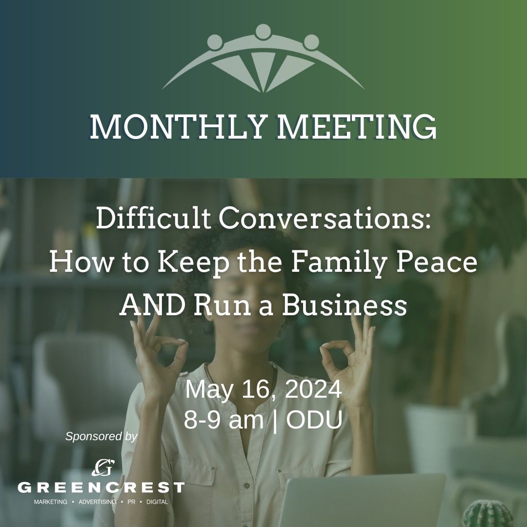 Difficult Conversations: How to Keep the Family Peace AND Run a Business