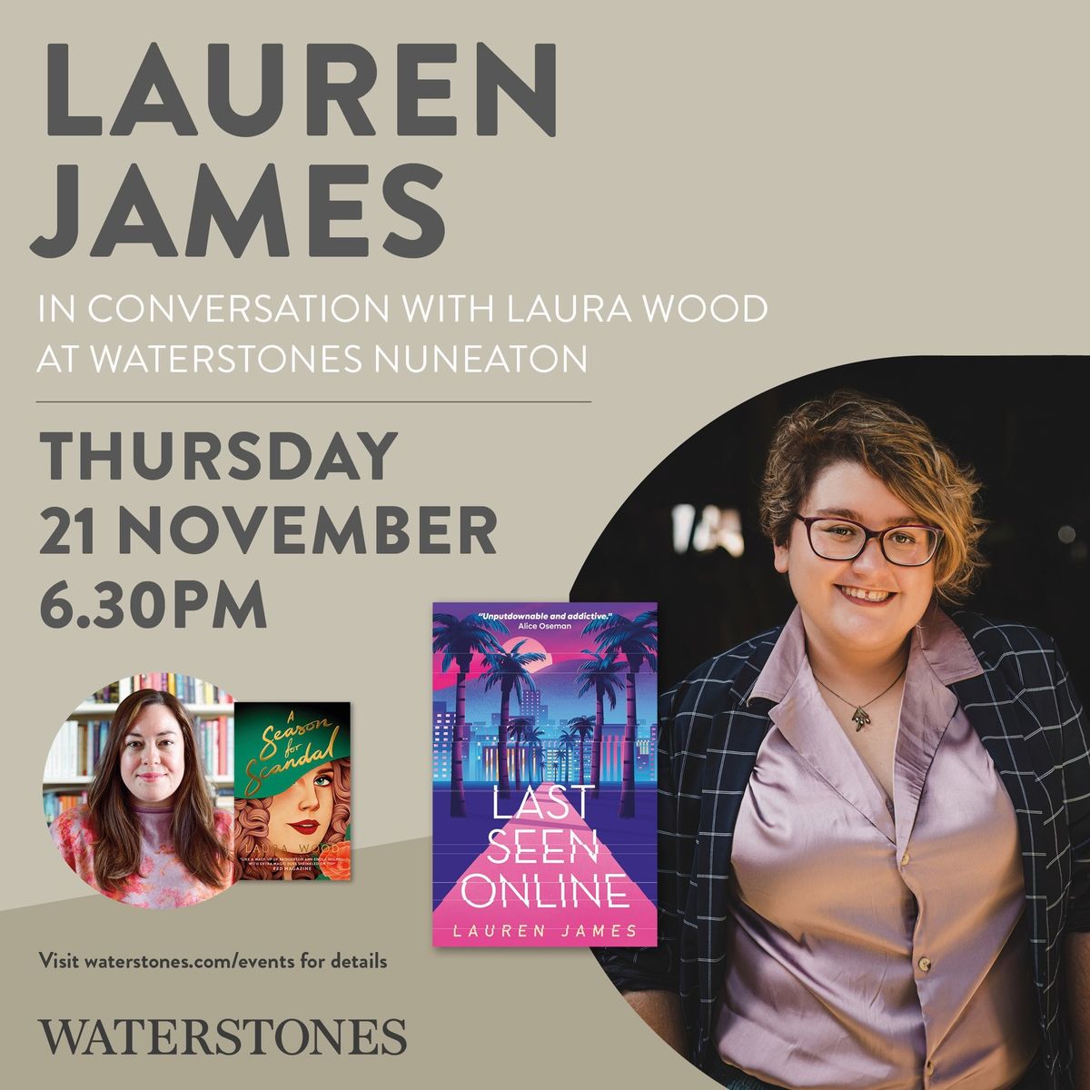 Lauren James in Conversation with Laura Wood