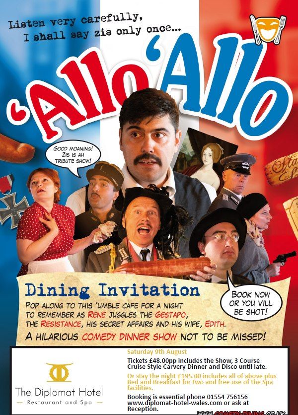 ALLO ALLO COMEDY DINNER SHOW