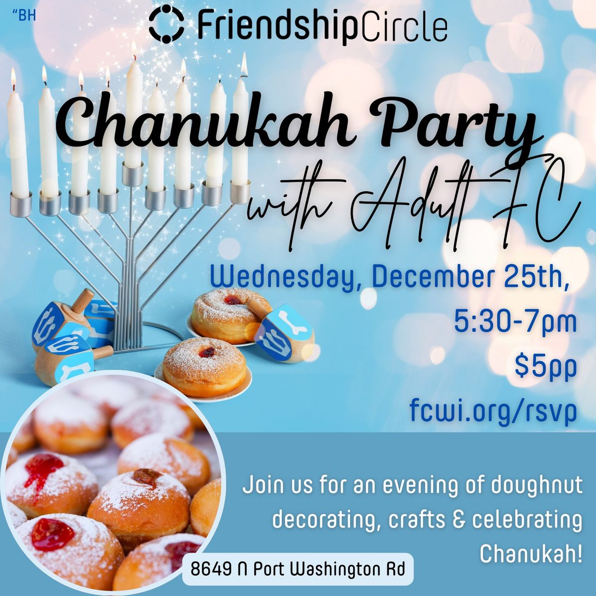 Adult FC Chanukkah party