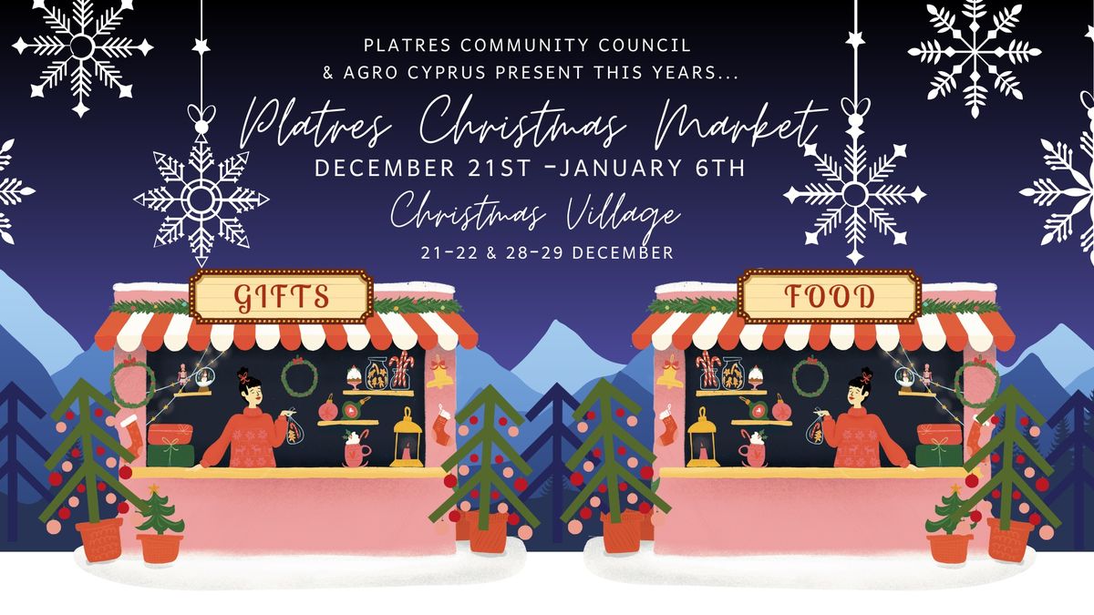 PLATRES CHRISTMAS VILLAGE 