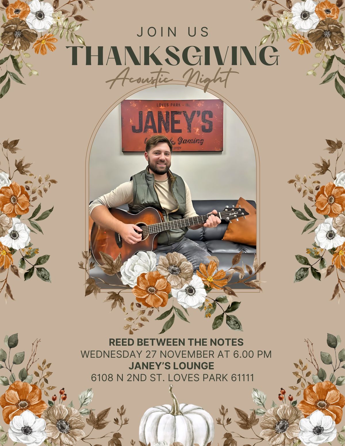 Need your Help! New venue: Janey\u2019s Lounge