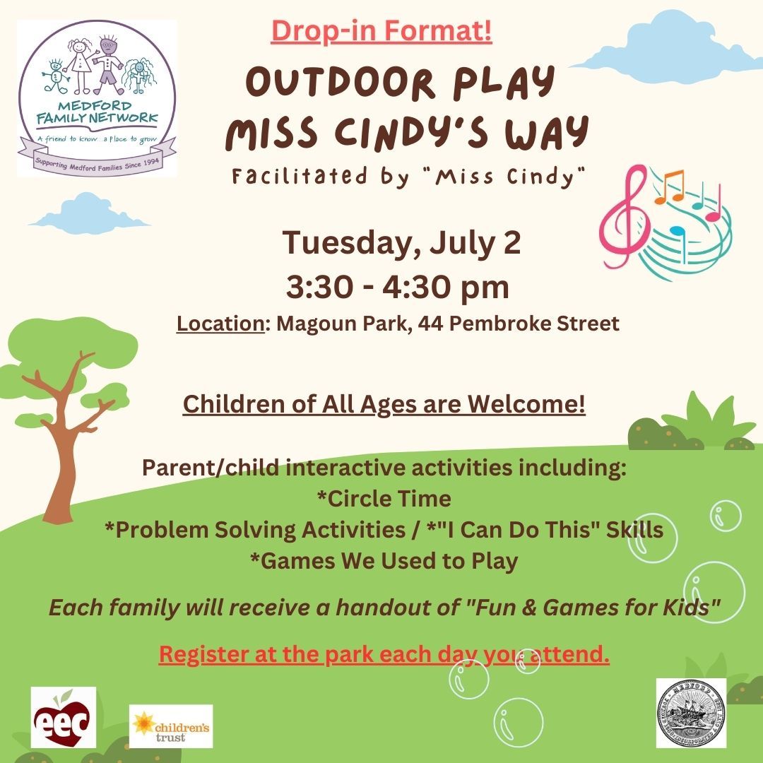 Playgroup in the Park with Miss Cindy