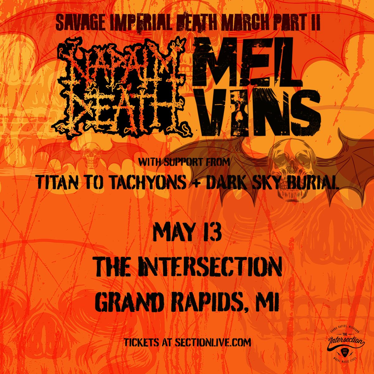 Napalm Death with Melvins