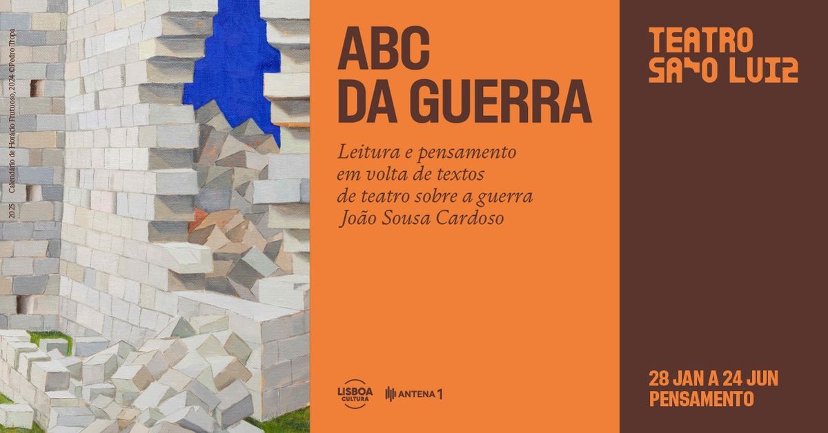 ABC DA GUERRA | Leitura e pensamento em volta de textos de teatro sobre a guerra, Jo\u00e3o Sousa Cardoso