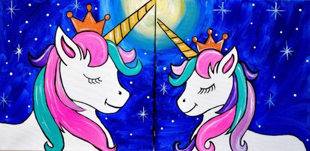 Mommy & Me\/ Duet "Unicorn Love" In-Studio Paint Party!