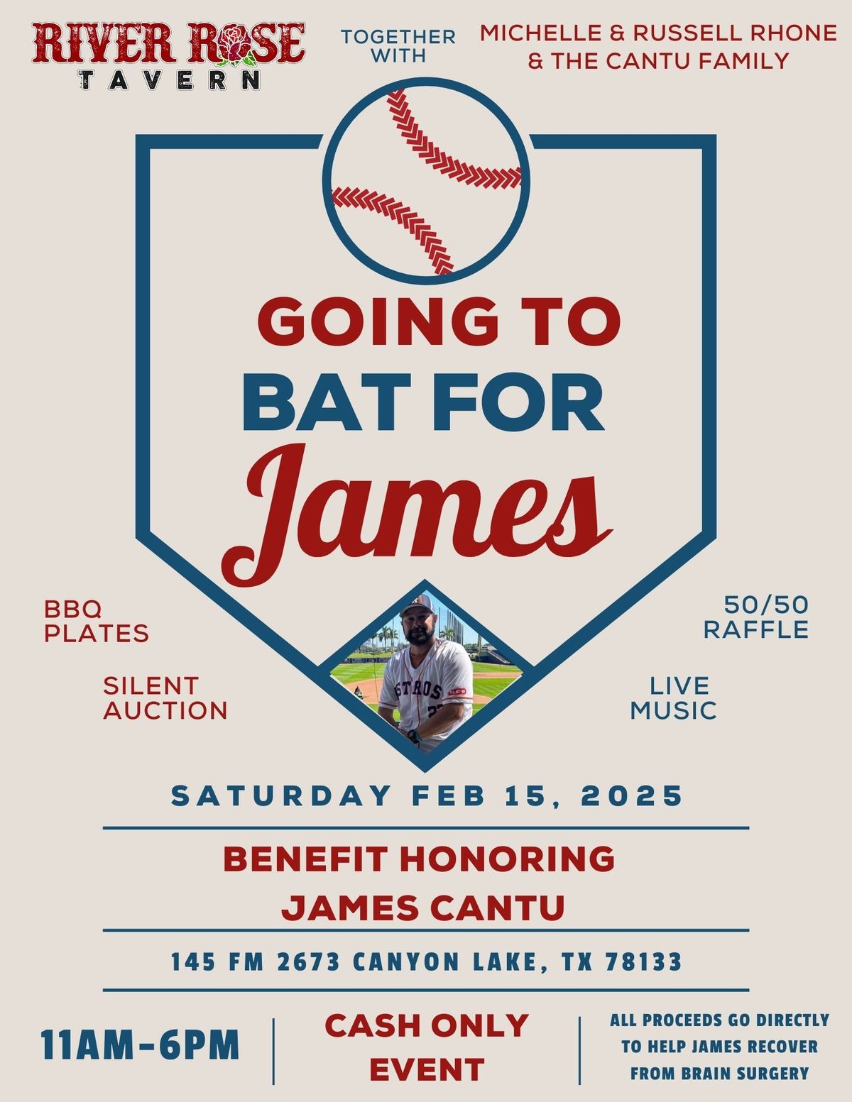 GOING TO BAT FOR JAMES: FUNRAISING BENEFIT 