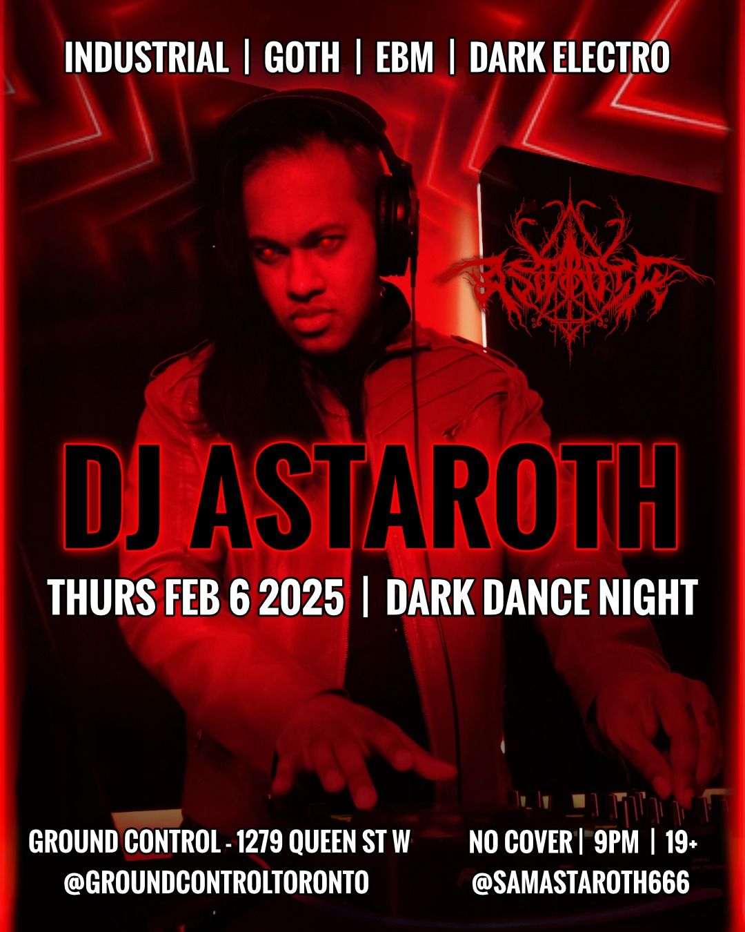 DARK DANCE NIGHT w\/ DJ ASTAROTH - NO COVER