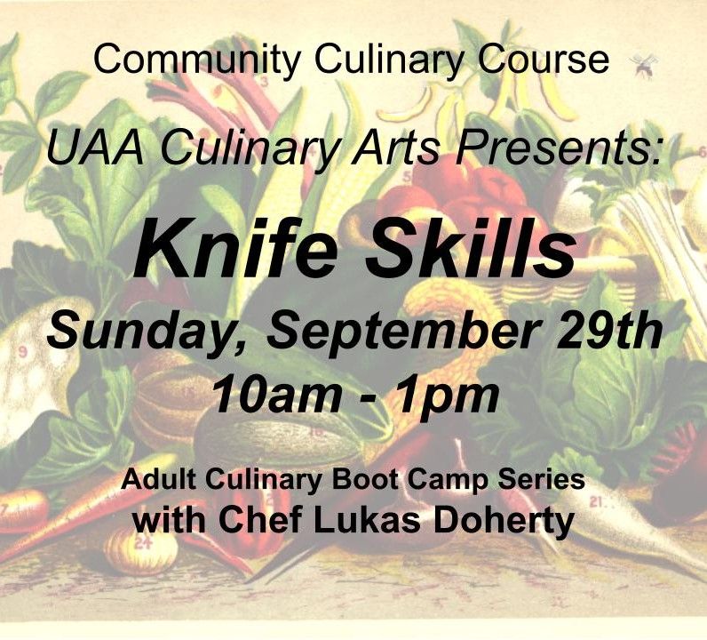 Community Culinary Course: Knife Skills