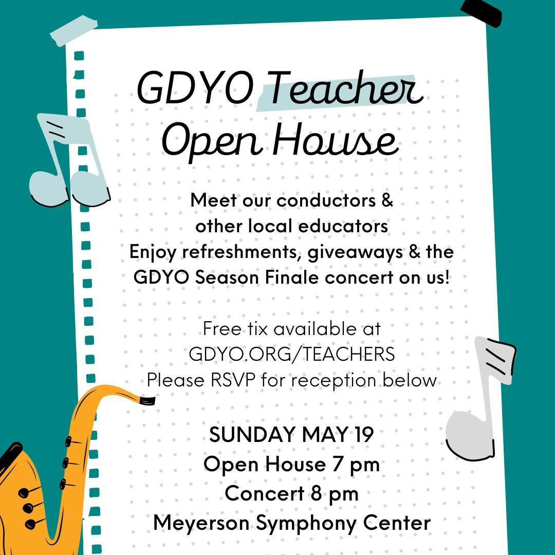 GDYO Teacher Open House 