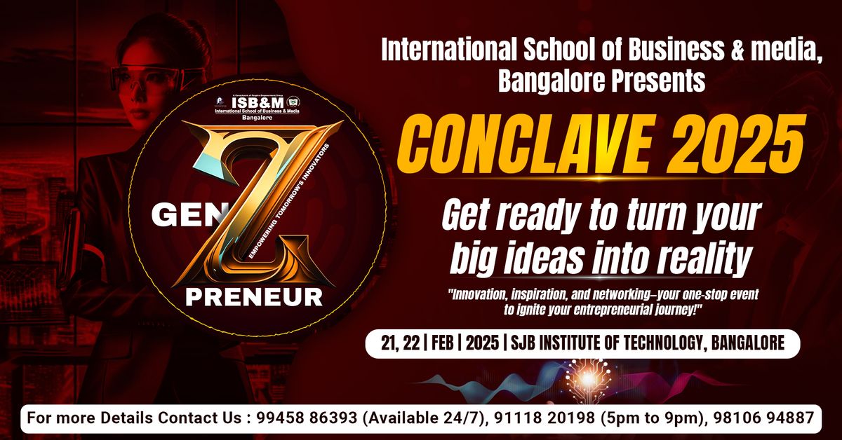 GenZPreneur Conclave Program 2025!