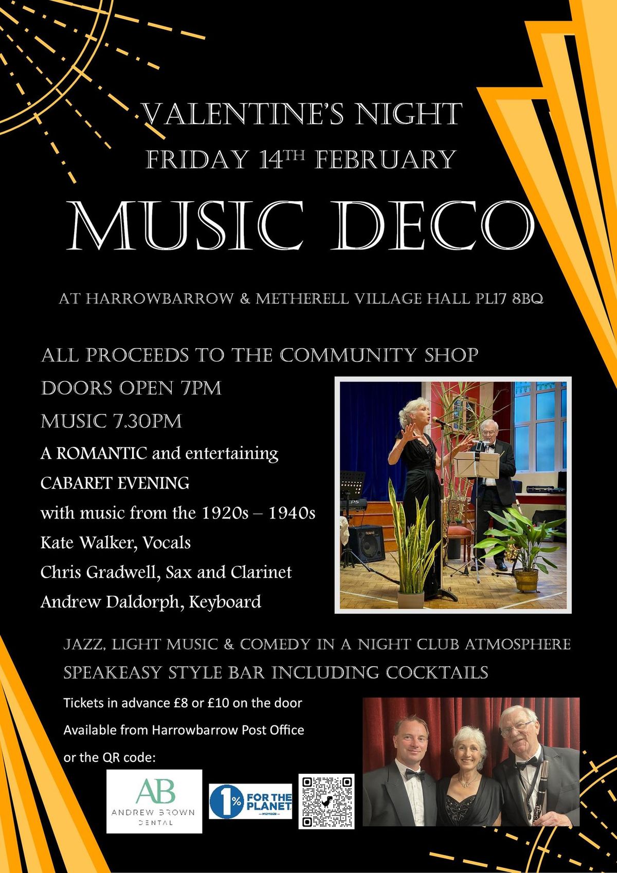 Valentines  Night with Music Deco