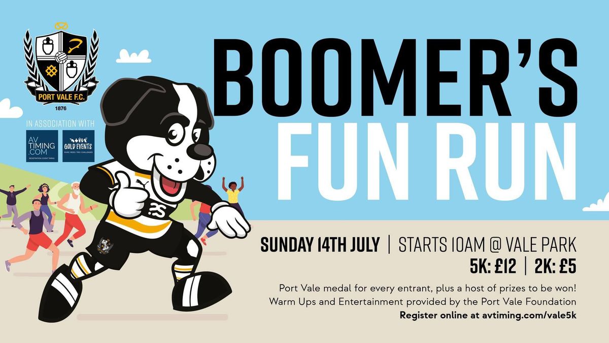 Port Vale 5k & Boomers Fun Run