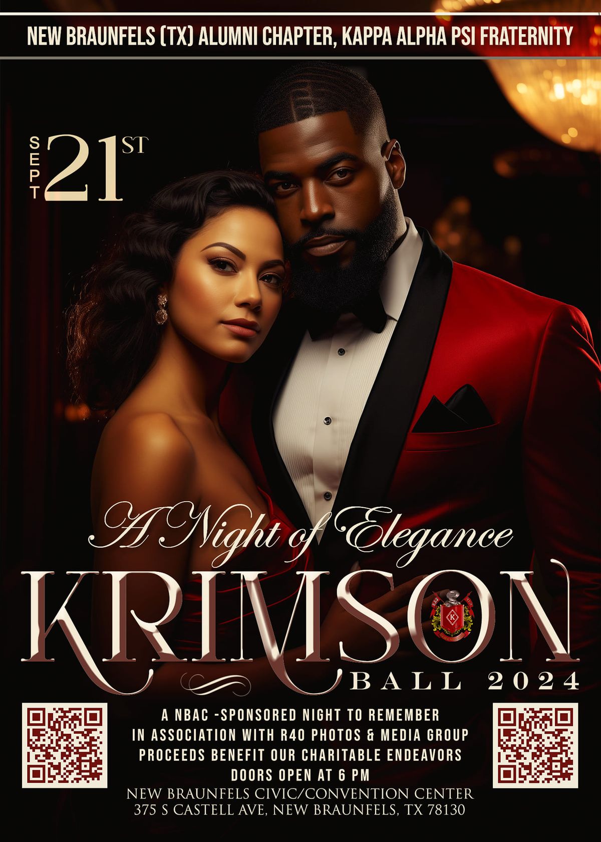 "A Night of Elegance" NBAC Krimson Ball 2024