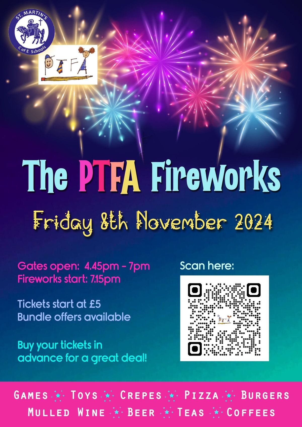 The PTFA Fireworks 