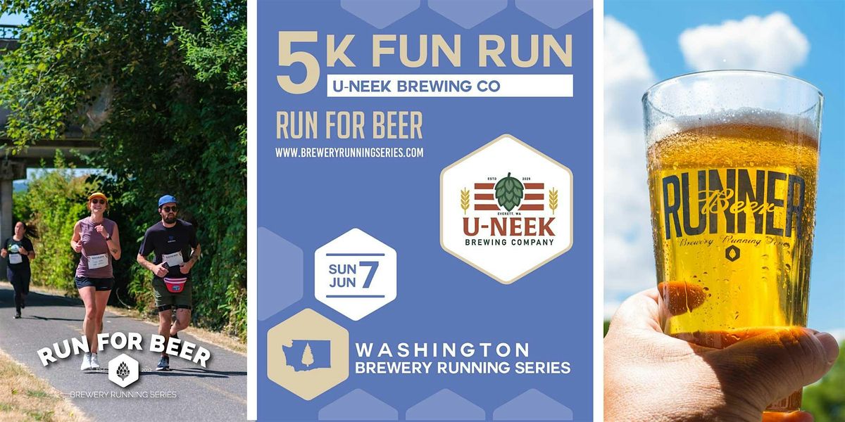 5k Beer Run x U-Neek Brewing| 2026 WA Brewery Running Series
