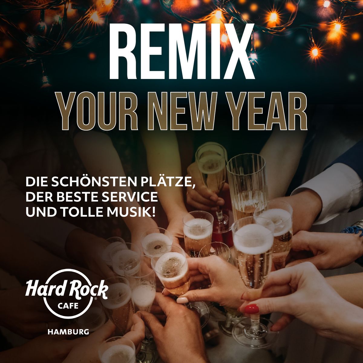 Silvesterparty Hard Rock Cafe Hamburg 2024