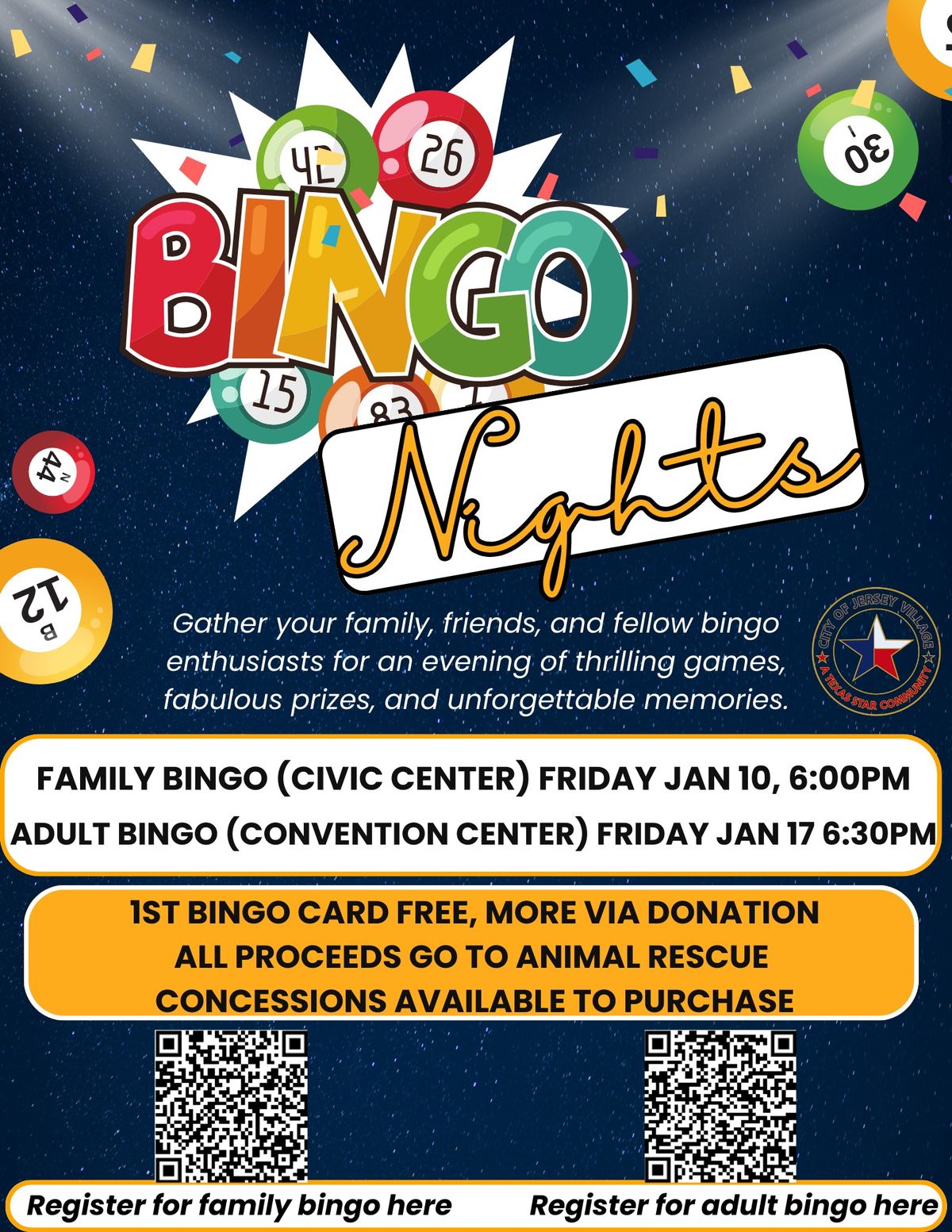 Family Bingo Night