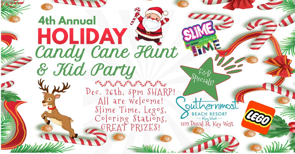 4th Annual Holiday Candy Cane Hunt & Kid Party