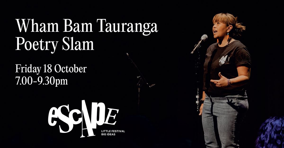 Wham Bam Tauranga Poetry Slam 2024