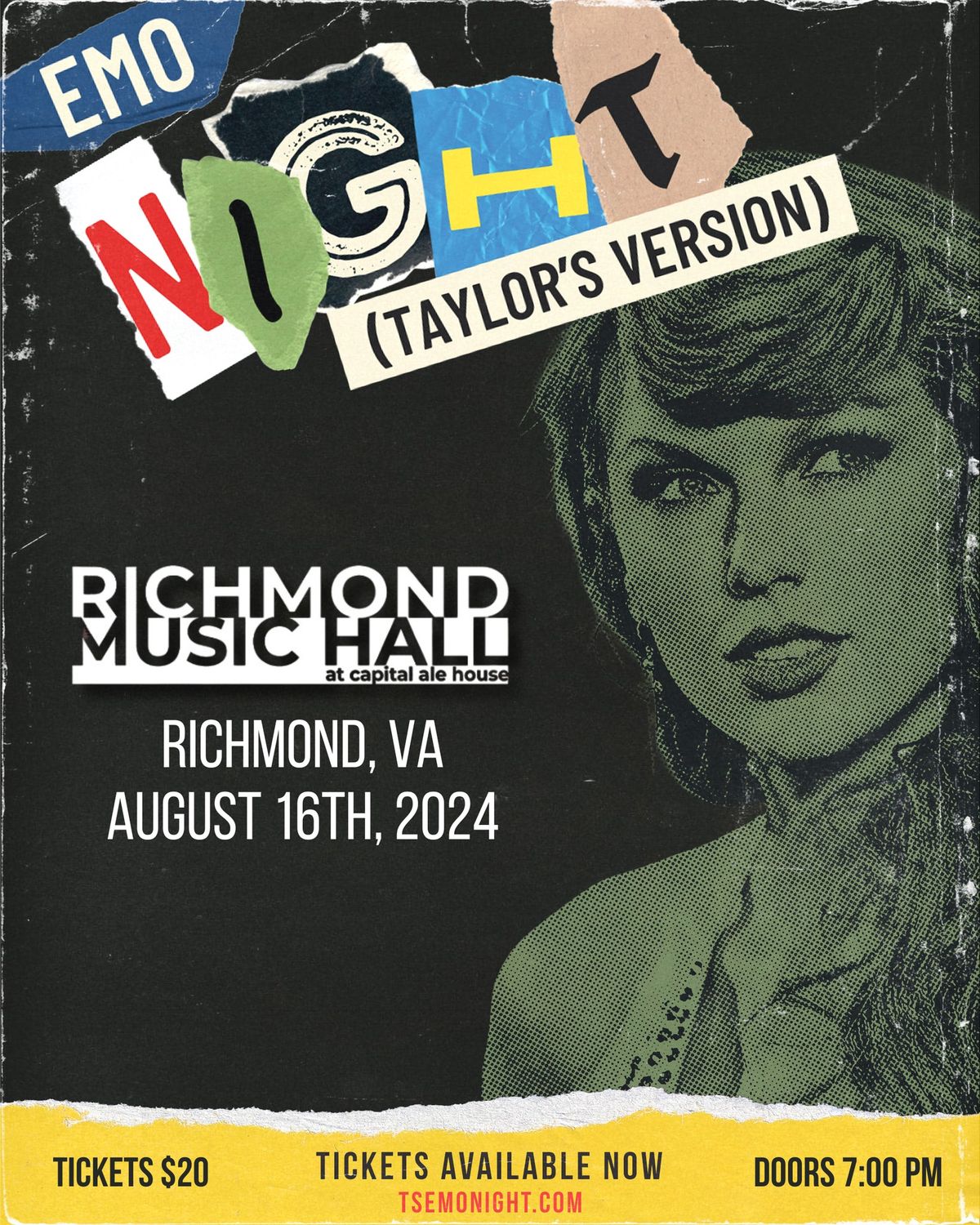 Emo Night (Taylor's Version) at Richmond Music Hall