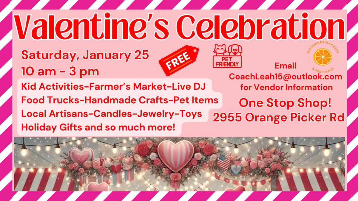 1\/25 FREE Valentine's Celebration