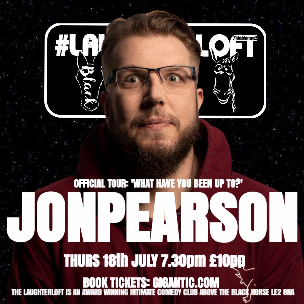 COMEDY: JON PEARSON, @What Have You Been Up To?' Tour