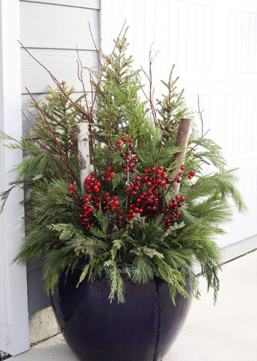 Assemble Holiday Planters 