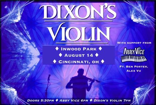 Dixon's Violin w\/ Abby Vice outside concert at Inwood Park - Cincinnati
