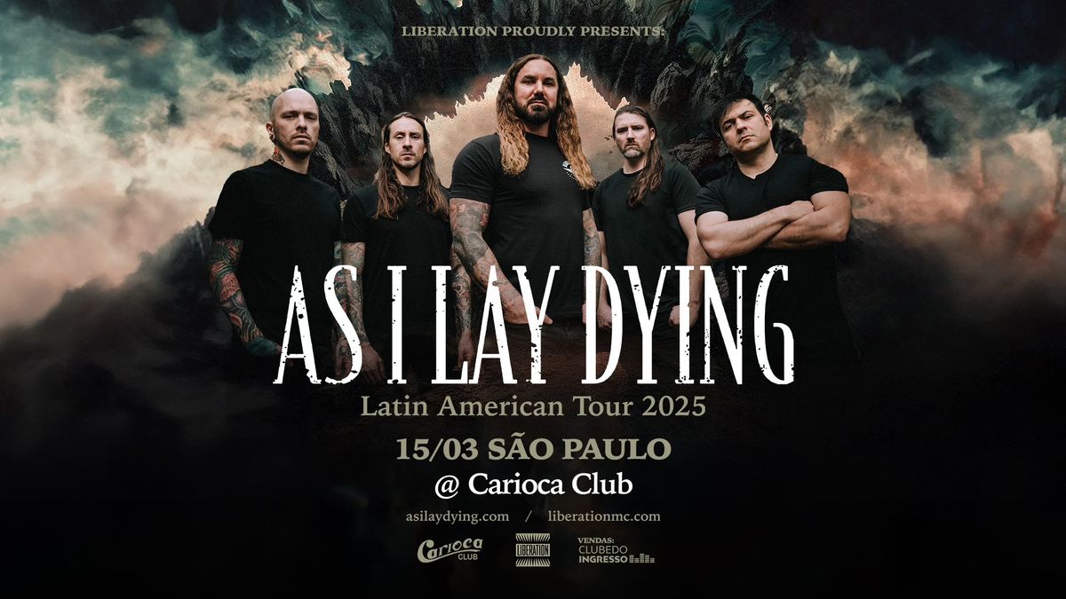 As I Lay Dying em S\u00e3o Paulo - 2025