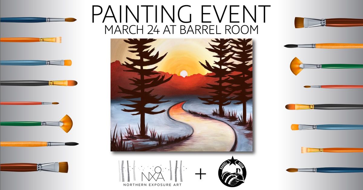 Painting Event at the Brewhouse Barrel Room